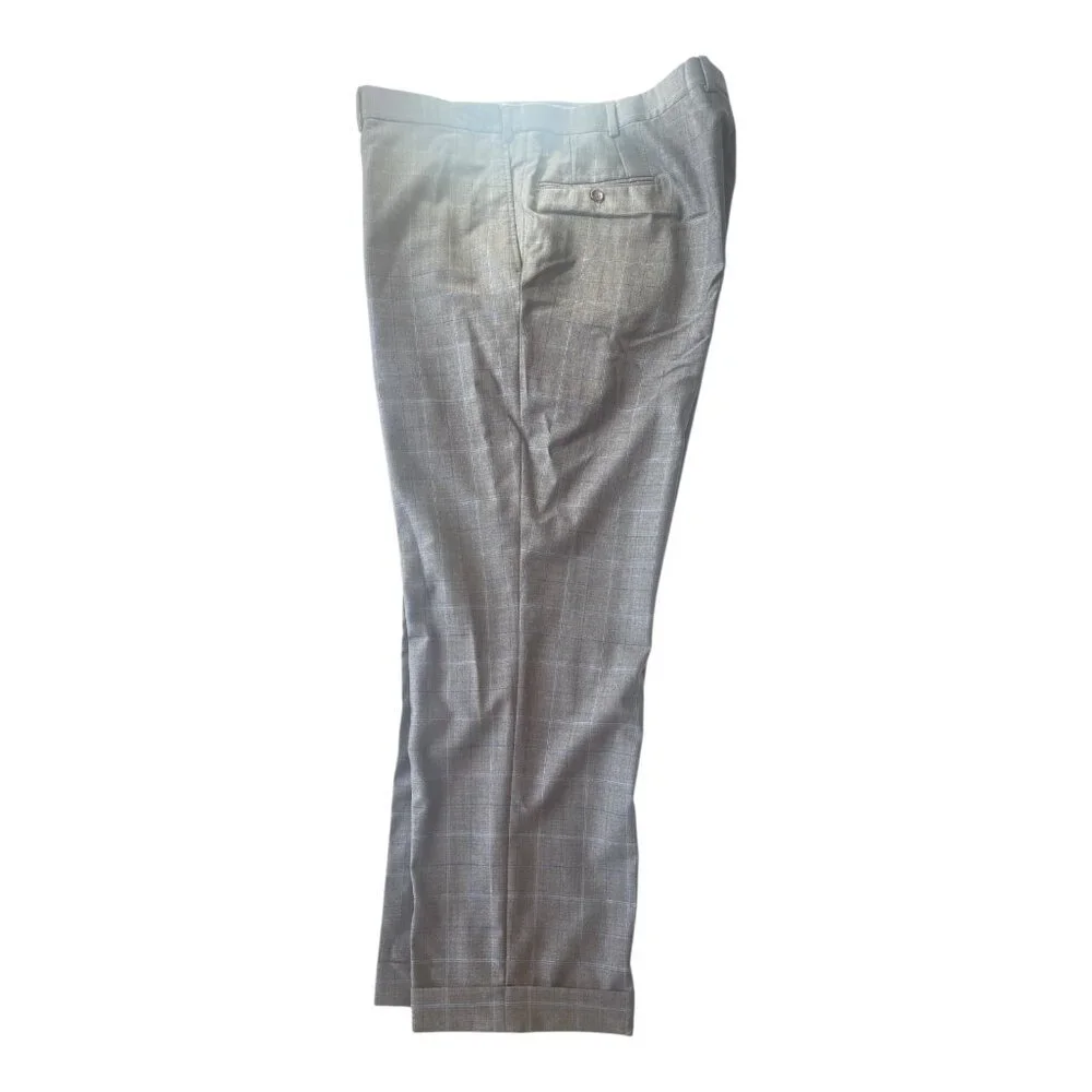 Jack Victor Wool Silk Plead Men's dressy pants size 42R